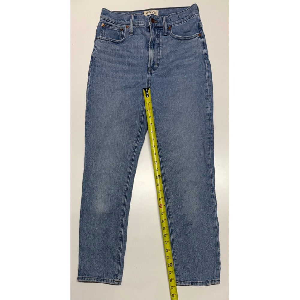 Madewell The Perfect Vintage Jean High Rise Tapered Blue Denim Size 27